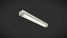 Fluorescent tube lamp, ceiling, vintage, dirt, fluorescent, fluorescent-lamp, light, fluorescent-tube, noai
