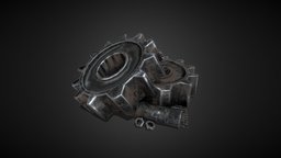 Scrap Metal scrap, industrialdesign, props-game, scrapmetal, game, 3dsmax, gameart, 3ds