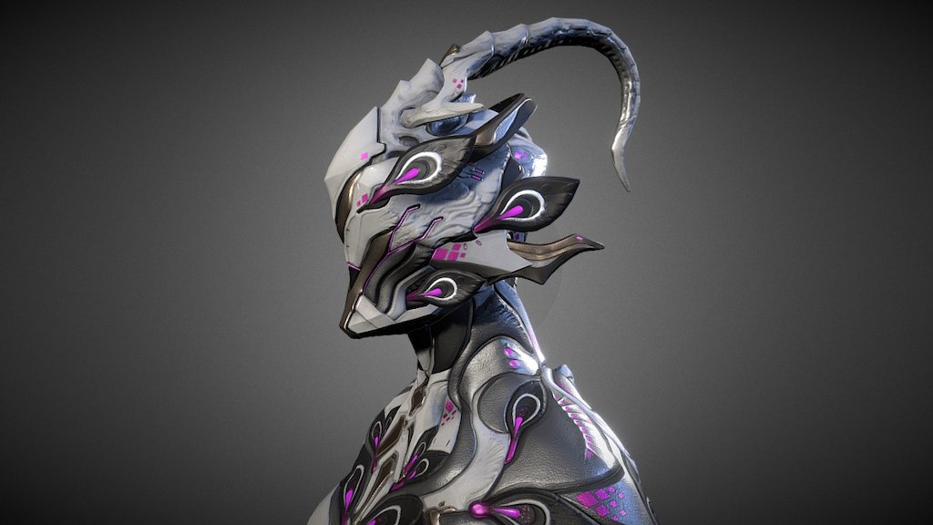 Warframe - Nyx - Saturnia - 3D model by Hitsu San Design (@hitsusandesign) 3d model
