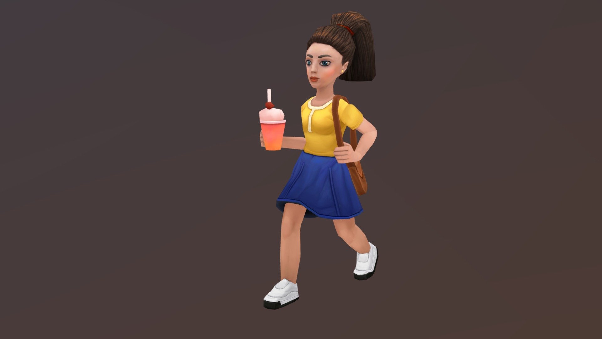 3d model with animation.Ready for mobile game.1249 tris. 1024x1024px Diffuse texture. Based on unknown concept 3d model