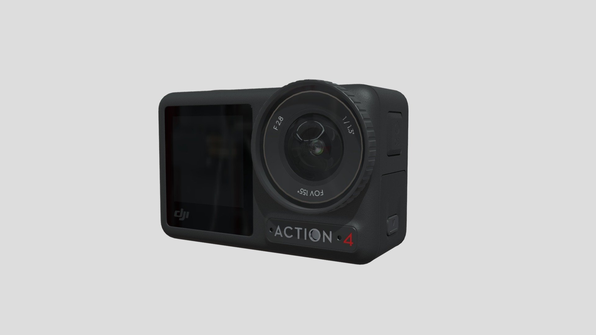 Osmo Action 4;3D - DJI Osmo Action 4 - Buy Royalty Free 3D model by Jackey&Design (@1394725324zhang) 3d model