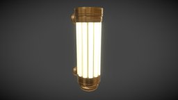 Light Sconce Art Deco fixture, sconce, art-deco, props-assets, props-game, lighting, interior, wall