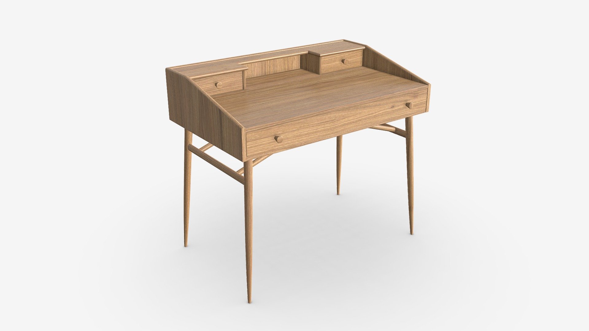 Desk Ercol Shalstone John Lewis - Buy Royalty Free 3D model by HQ3DMOD (@AivisAstics) 3d model