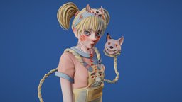 LOVE (Decimated) sculpt, cute, portrait, character, zbrush, stylized