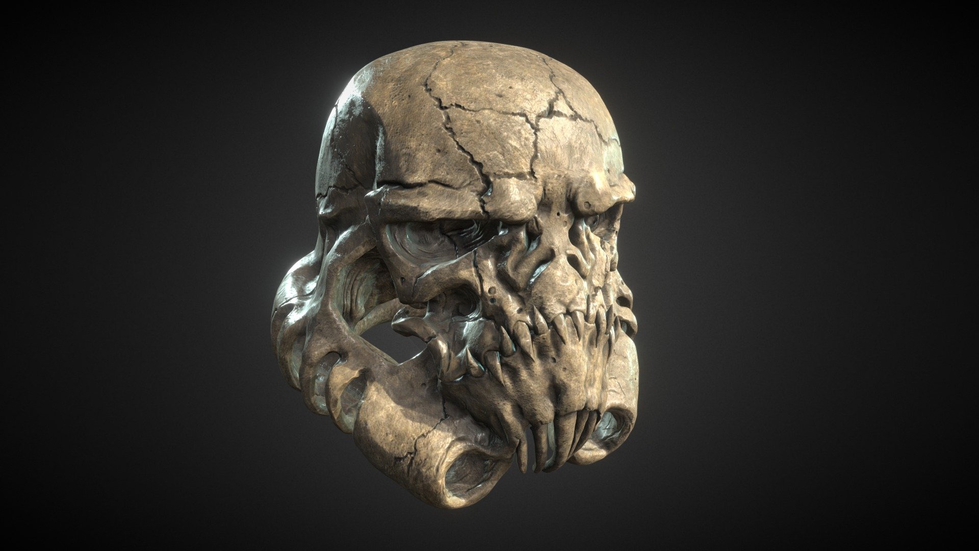 Hi! This is a Skulltrooper, coming from a dark parallel world 3d model