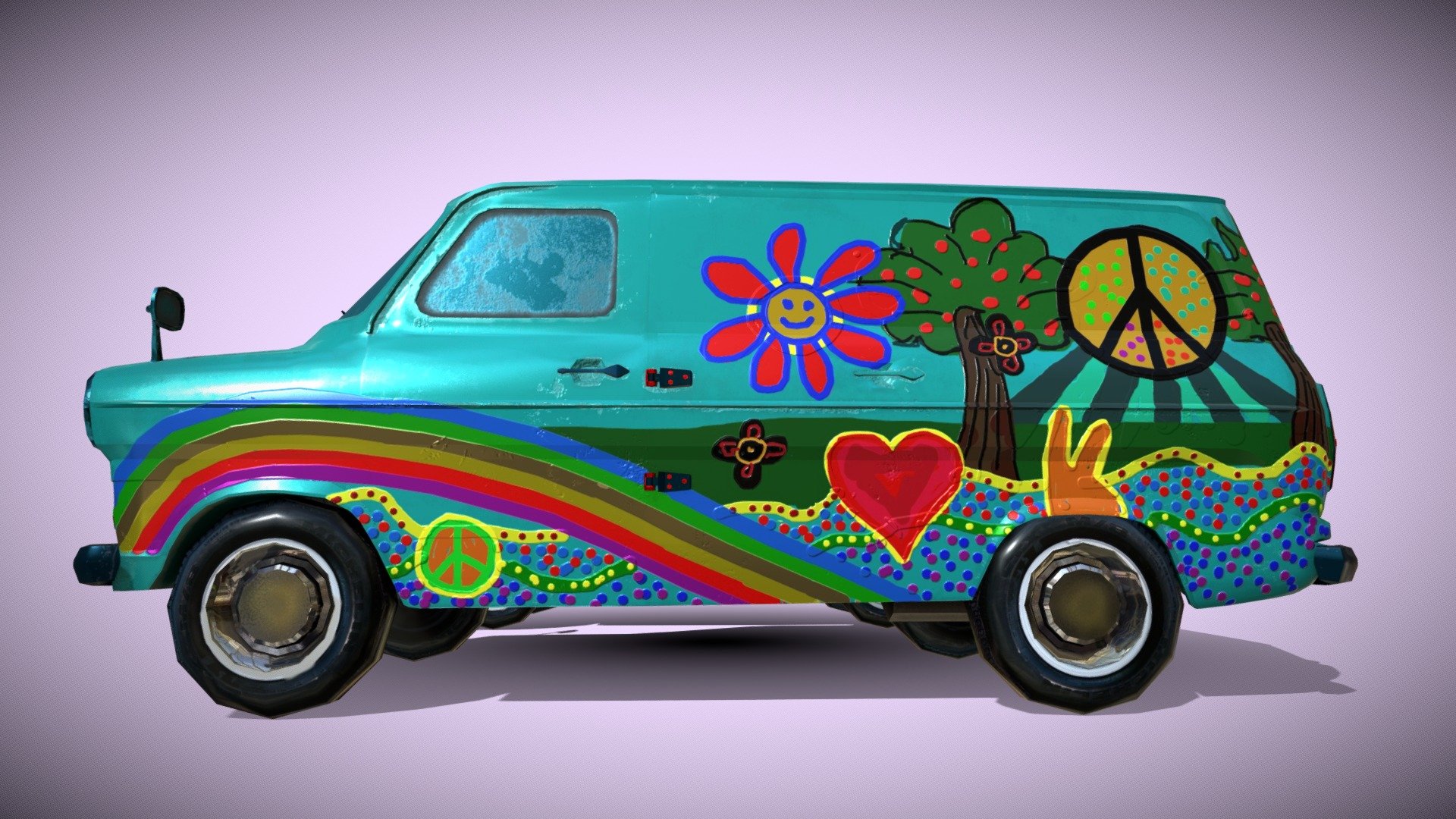 Models with few polygons, good for games. One texture with drawings and one without. In additional download .dae .fbx .obj 3d model