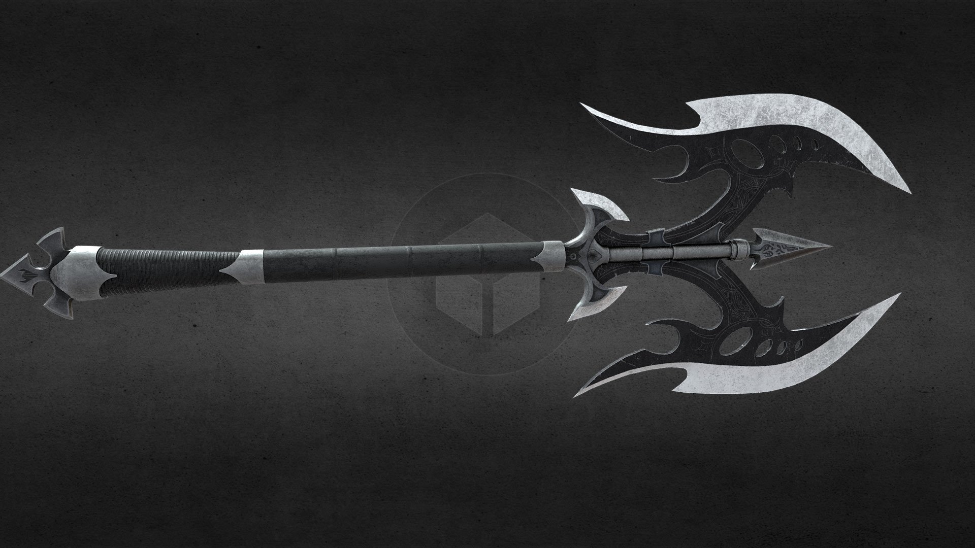 Medieval Battleaxe - Buy Royalty Free 3D model by mc477 3d model