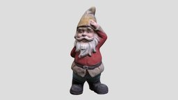 Garden Gnome garden, photorealistic, gnome, photogrametry, real, highresolution, photoscan, realitycapture, photogrammetry, texture, 3dscan, gameready, realitycapture-photogrammetry