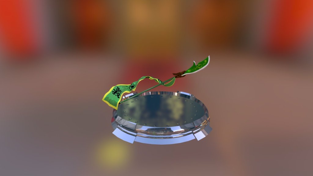 just a weapon - Guandao - 3D model by thomas azmy (@tormagnum) 3d model