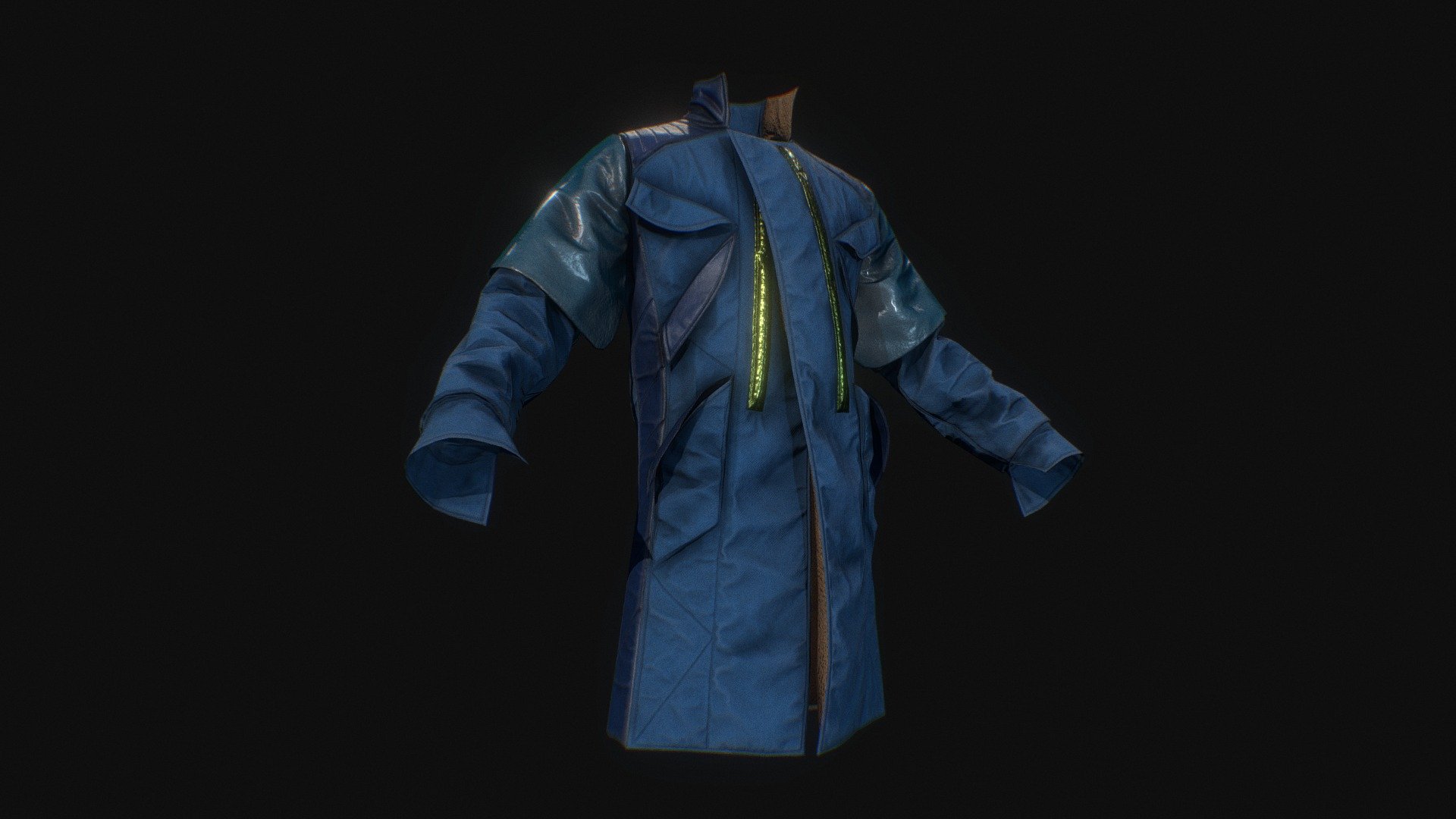 low poly 1 tex set 4k pbr - raincoat coat low poly 4k - Download Free 3D model by DEYMAR 3d model