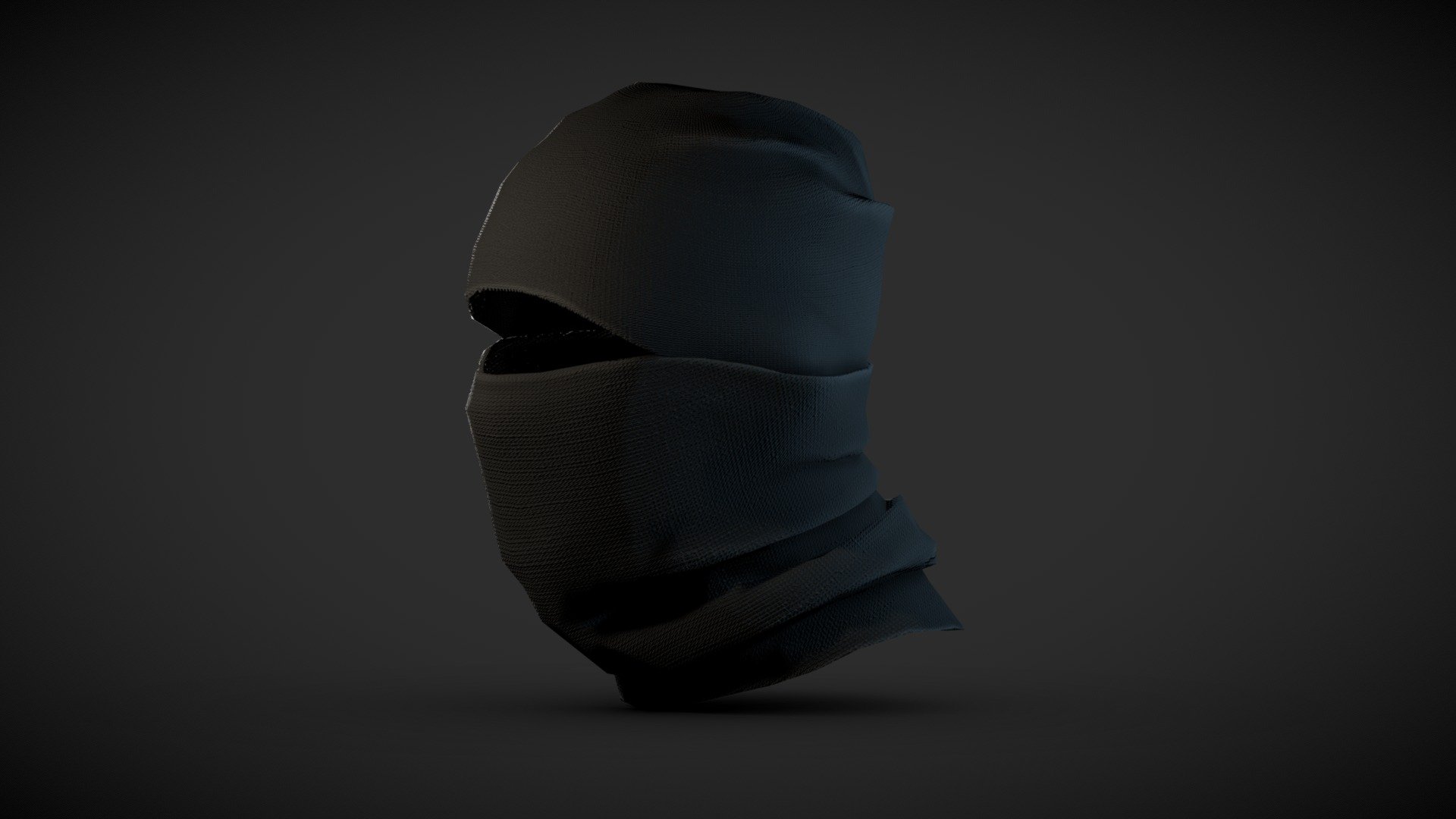 simple black hat with mask.

**If you want to support the author, you can send donations to https://www.donationalerts.com/r/shedmon
or https://boosty.to/shedmon - Mask - Download Free 3D model by Shedmon 3d model