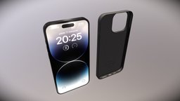 Iphone 14 Pro + Leather Case iphone, leather, apple, case, phone, leathercase, iphone14pro