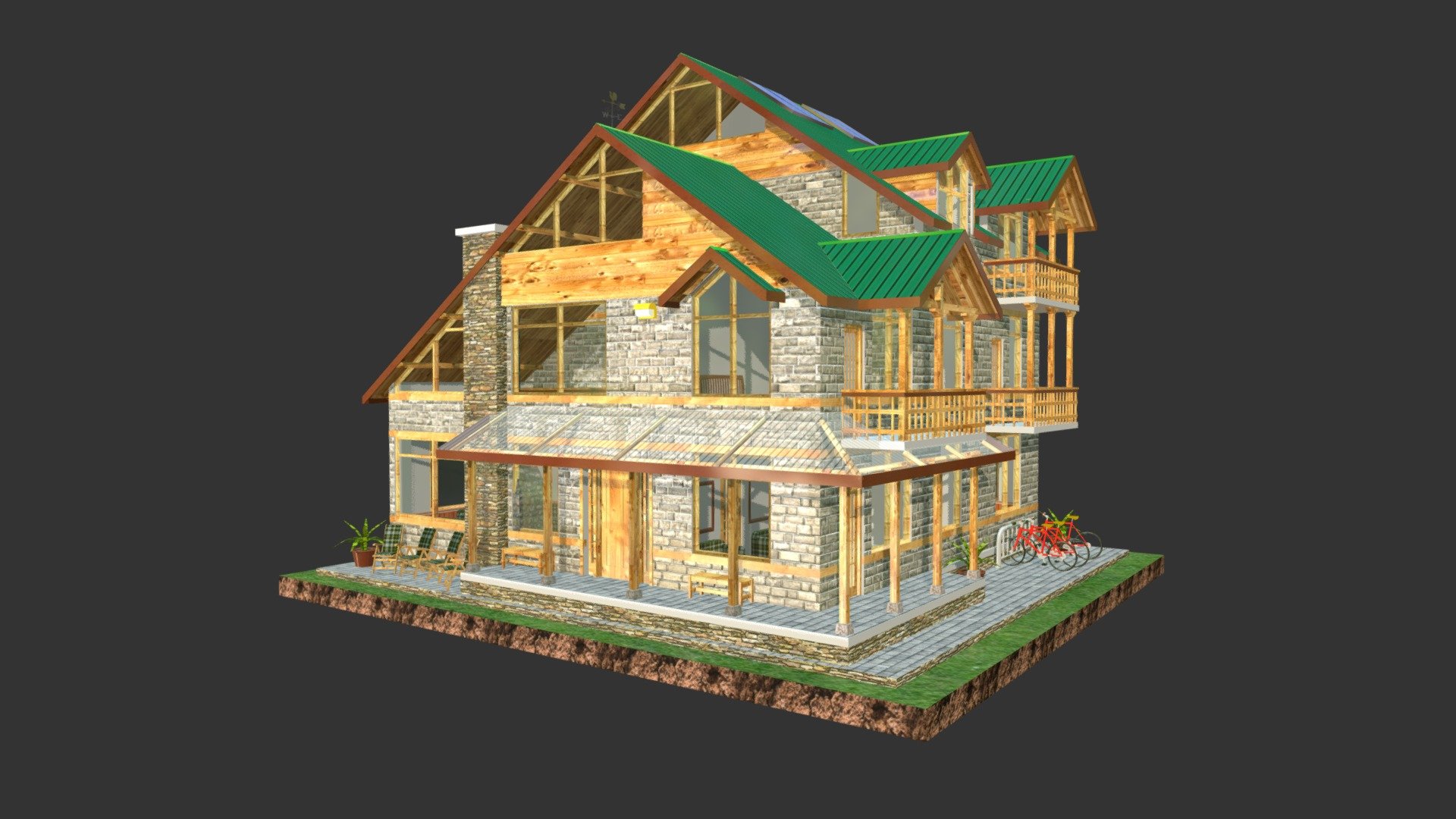 Published by 3ds Max - Swiss Style Localized - Buy Royalty Free 3D model by Francesco Coldesina (@topfrank2013) 3d model
