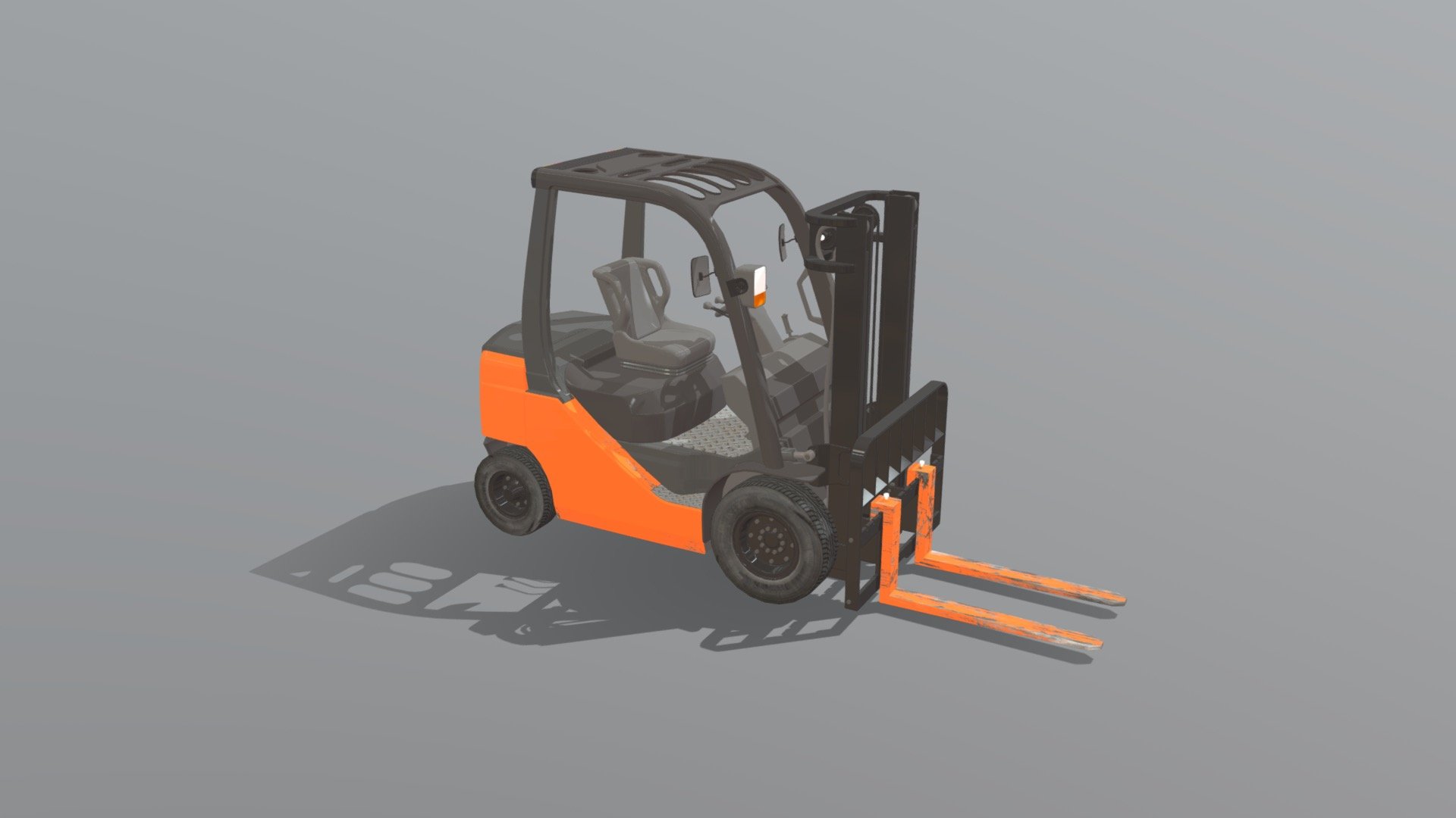 forklift - Download Free 3D model by mohammad6511 3d model