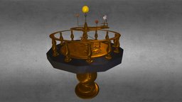 Orrery system, solar, orrery