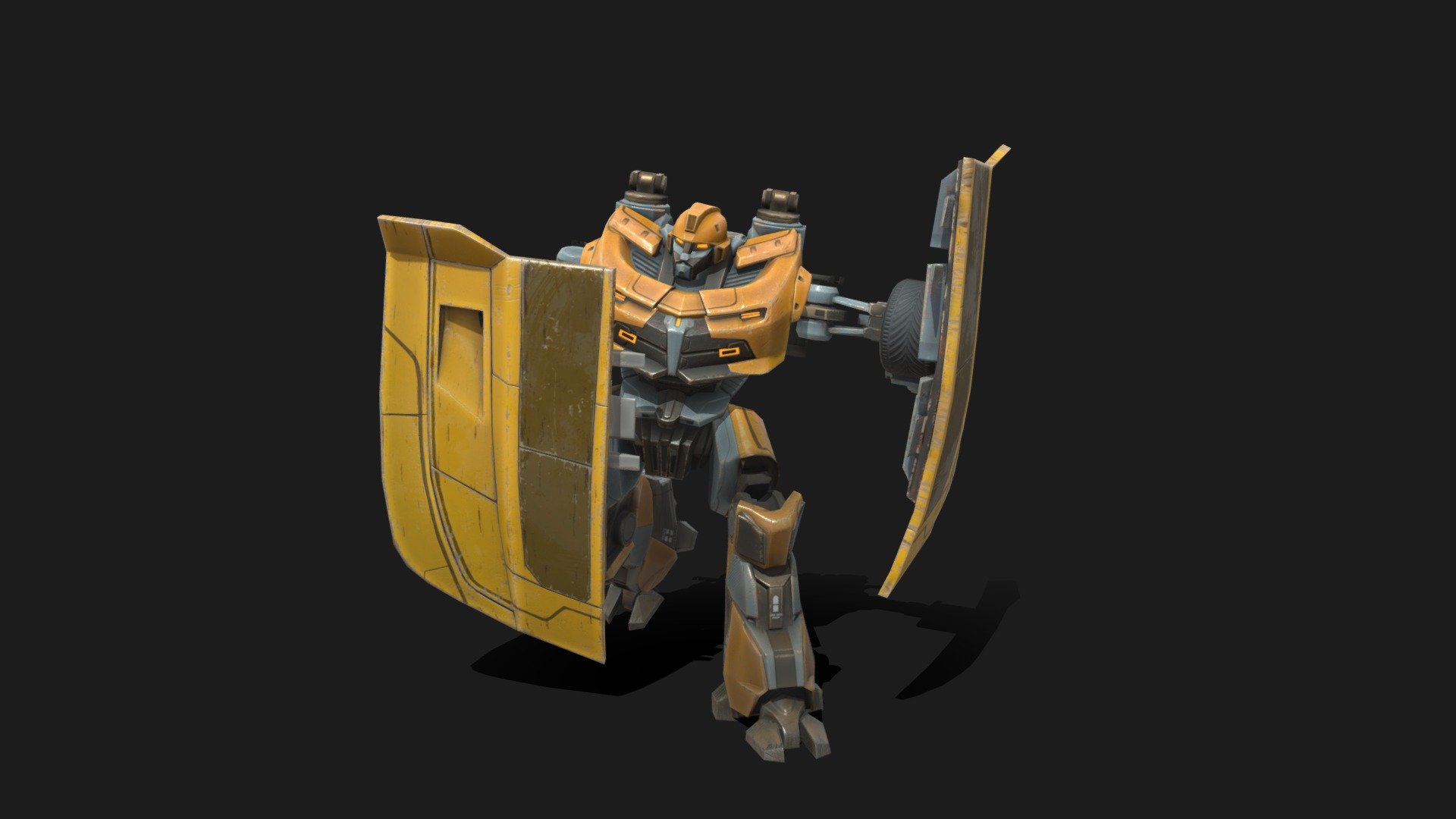 Project: Robot Warfare
Name: Twister
Polys: 10345
Textures: PBR 1 UDIM x 4K

U can see at https://www.artstation.com/artwork/r9A6rG - Twister - 3D model by Kalibri56 3d model