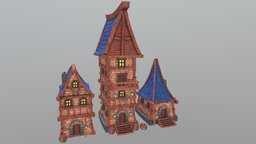 Stylised Houses assets, buildings, 3dart, bricks, gamedev, stylised, enviroment, props, environmental, gameassets, 3d-model, assetpack, environmentart, artstation, stylize, environment-assets, buildingart, maya, 3d-coat, game, 3d, photoshop, art, gameart, substance-painter, stone, gameasset, zbrush, wood, stylized, gamemodel, 3dmodel, modular, gameready, environment