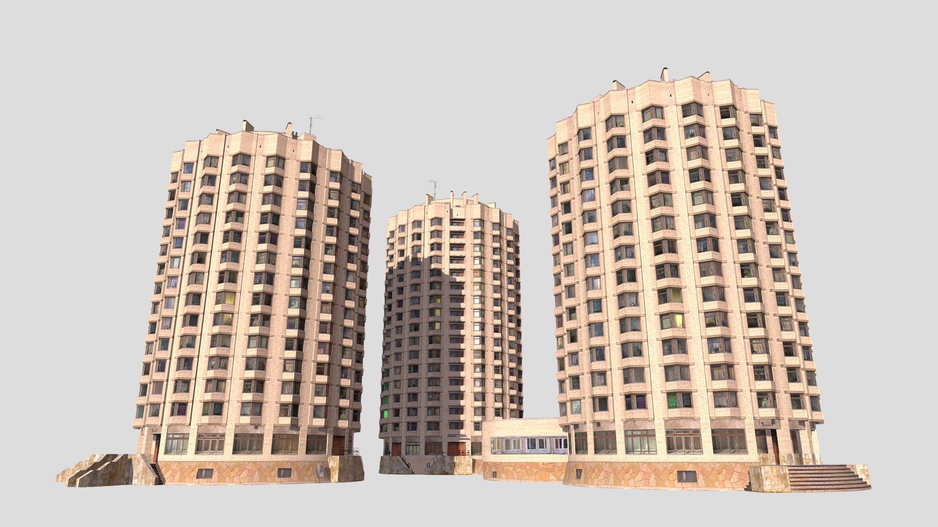 According to this apartment-type dormitory project, 8 houses were built in Leningrad (USSR), two of which received a round extension for public institutions. The only building outside of Leningrad, the dormitory of the Krasny Oktyabr factory in Vitebsk, was built in 1979. The Belarusian building is distinguished by the number of floors (18) and facade finishing. Among the people, the house received the nicknames &ldquo;Glassful