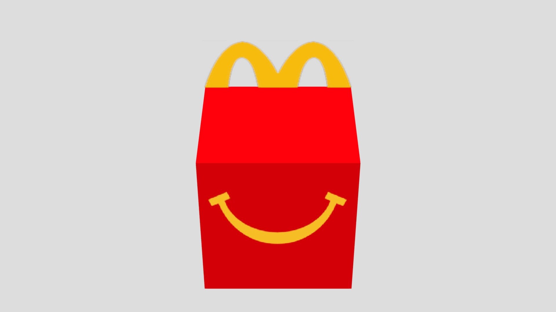 La cajita feliz de McDonald's, ahora en modelo 3d - McDonal´s Happy Meal - Download Free 3D model by alexvladimircm 3d model
