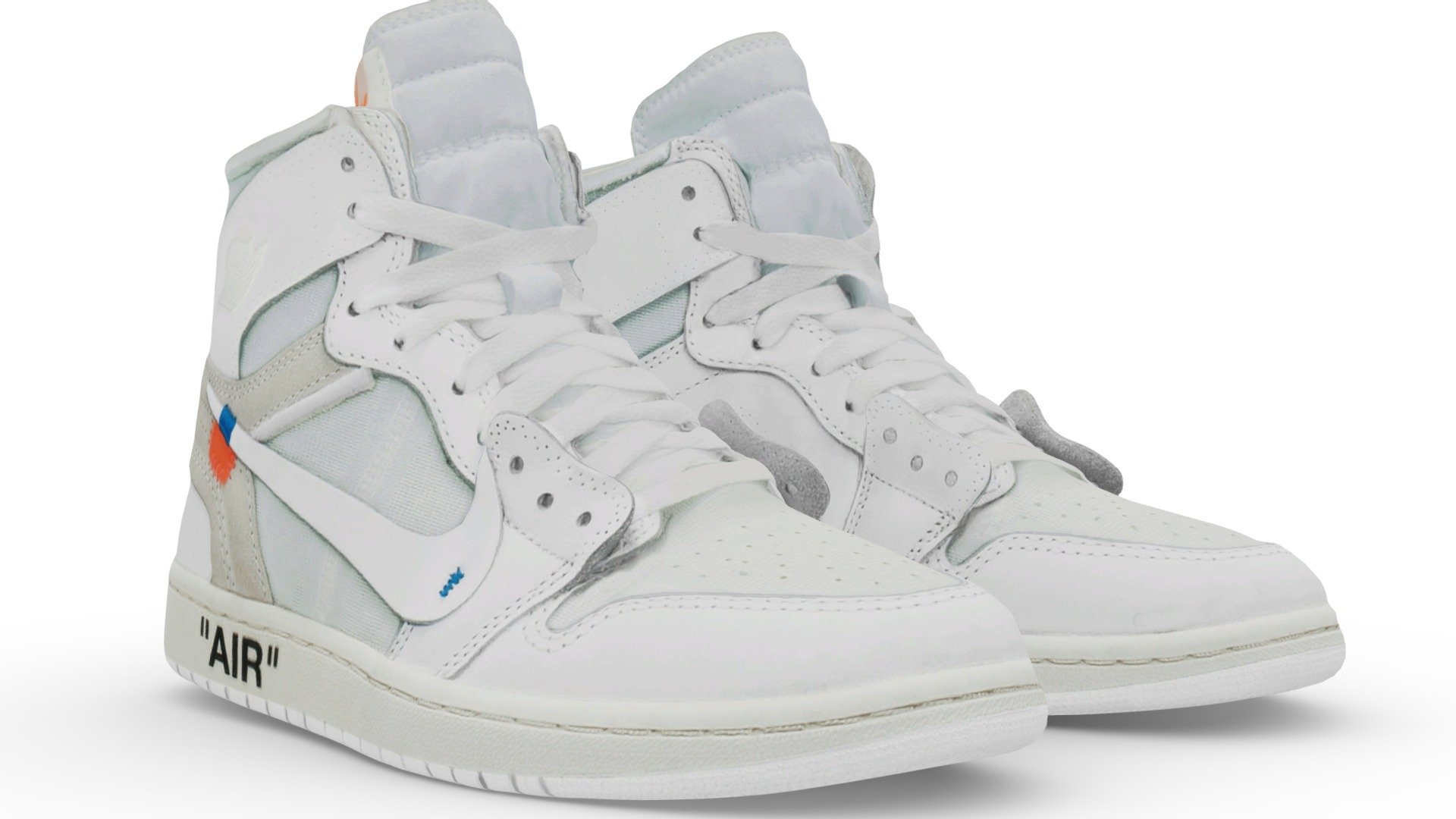 A Very Detailed shoes with High-Quality .

The Mesh is UV unwrapped.

4096x4096 Texture Maps jpg，in the compressed file rar.

File Formats :

FBX .OBJ .stl.collada(dae).Maya2019,Texture(jpg format).

This is a professional scanning agency, if there are any shoes that are not included, please let me know.

Don't forget to check my other sneakers,Have a nice day：） - Nike Air Jordan1 x Off-White NIKE - Buy Royalty Free 3D model by Vincent Page (@vincentpage) 3d model