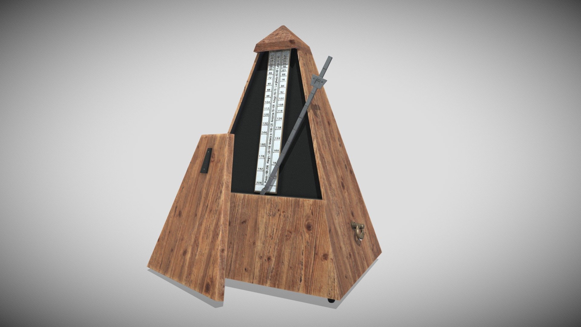 One Material 4k PBR Metalness - Metronomo - Buy Royalty Free 3D model by Francesco Coldesina (@topfrank2013) 3d model