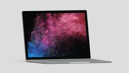 Microsoft Surface Book 3 office, computer, device, pc, laptop, tablet, smart, electronics, equipment, headphone, audio, mockup, smartphone, cellular, android, ios, phone, realistic, cellphone, cheap, earphones, mock-up, render, 3d, mobile, home, screen