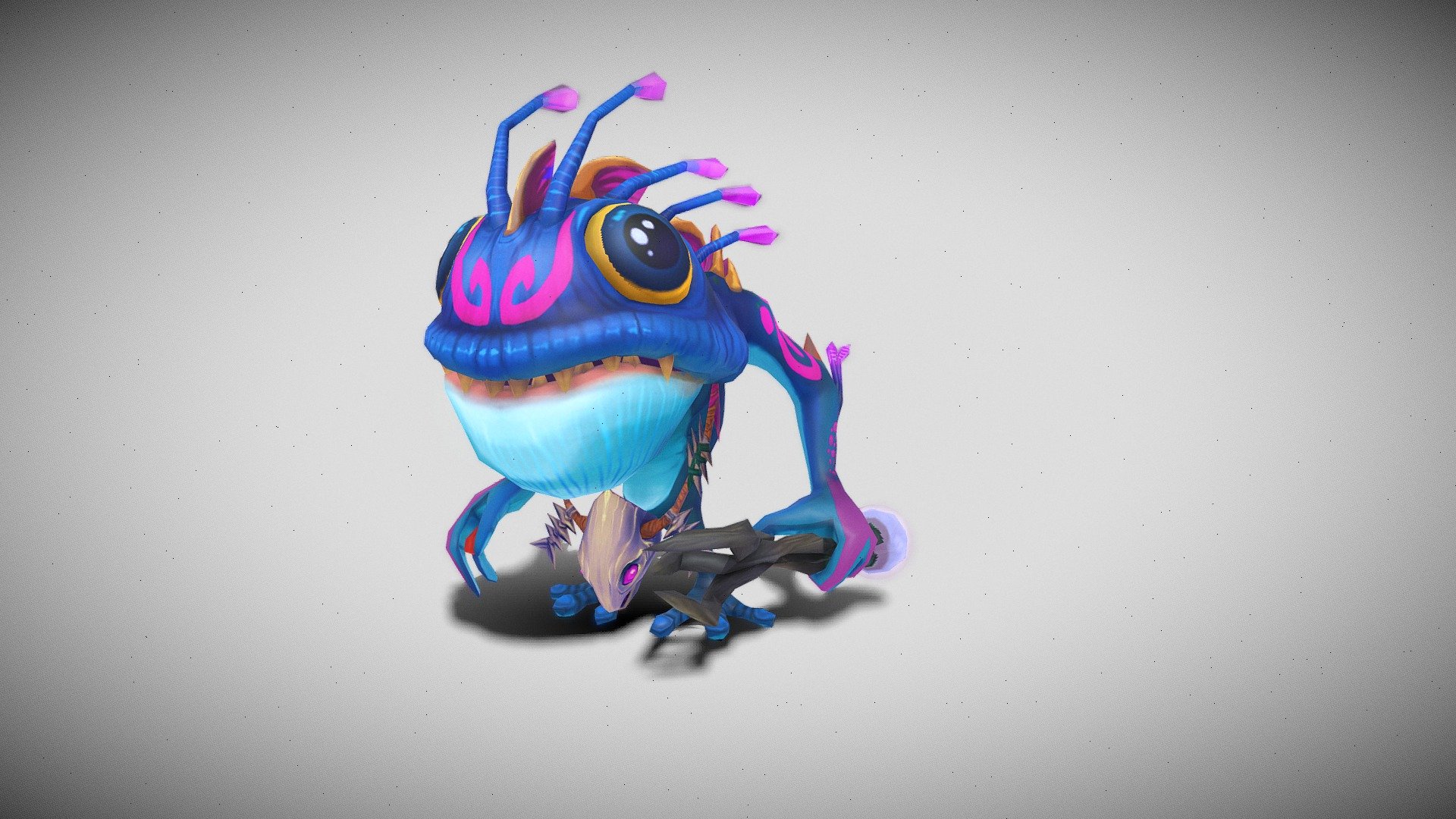 Morlok Shaman - character from canceled - Warpets.
https://www.artstation.com/artwork/nEA9rX
02.2017 - Morlok Shaman - Warpets - 3D model by ya.iljinser 3d model