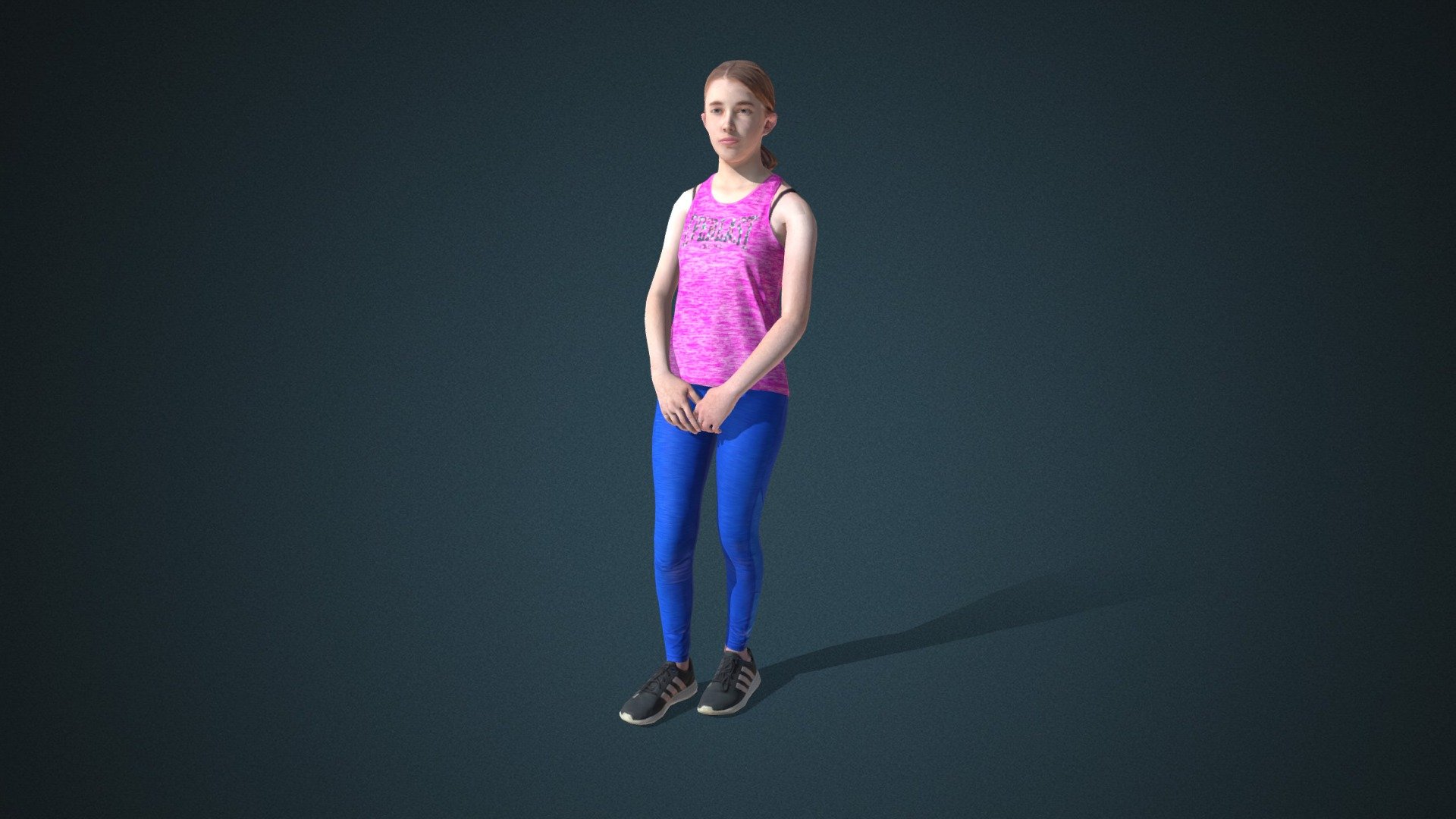 Do you like this model?  Free Download more models, motions and auto rigging tool AccuRIG (Value: $150+) on ActorCore
 

This model includes 2 mocap animations: Modern_F_Talk(D),Modern_F_Walk. Get more free motions

Design for high-performance crowd animation.

Buy full pack and Save 20%+: Street People Vol.1


SPECIFICATIONS

✔ Geometry : 7K~10K Quads, one mesh

✔ Material : One material with changeable colors.

✔ Texture Resolution : 4K

✔ Shader : PBR, Diffuse, Normal, Roughness, Metallic, Opacity

✔ Rigged : Facial and Body (shoulders, fingers, toes, eyeballs, jaw)

✔ Blendshape : 122 for facial expressions and lipsync

✔ Compatible with iClone AccuLips, Facial ExPlus, and traditional lip-sync.


About Reallusion ActorCore

ActorCore offers the highest quality 3D asset libraries for mocap motions and animated 3D humans for crowd rendering 3d model