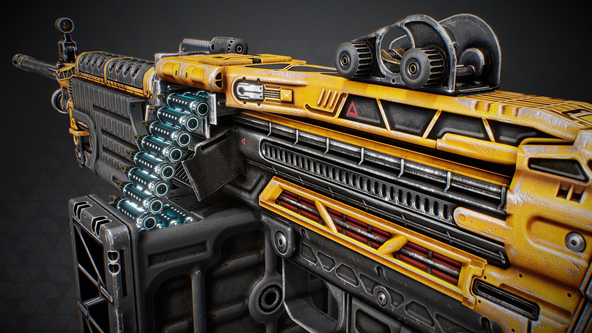 https://steamcommunity.com/sharedfiles/filedetails/?id=1638496025 - M249 :: Fusion Drive (CS:GO workshop skin) - 3D model by Azure Midsummer (millenia3d) (@millenia3d) 3d model