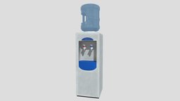 Water Cooler office, games, cooler, dispenser, water, gamesasset, watercooler, plastic, gameready, environment