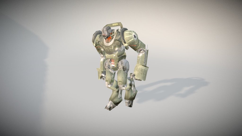 Drone bot boot sys.. v4.01b
Cycle.. 
walk..
Anim&hellip; in progress.. ----------------------------->

Some animation done last year for T-Bull (http://t-bull.com)
Model belongs completely to that company ;]
enjoy! - Drone Bot Walk Cycle Studio Shot - 3D model by Adrian (@adrian.slusarek) 3d model