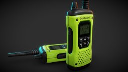 Walkie Talkie invention, work, communication, network, sprint, handheld, handy, tool, push, voice, converse, motorola, talk, transceiver, walkie, signals, talkie, 2way, intercom, gameanax, best-3d-model, jobber, latency, 3d, pbr, sport, radio