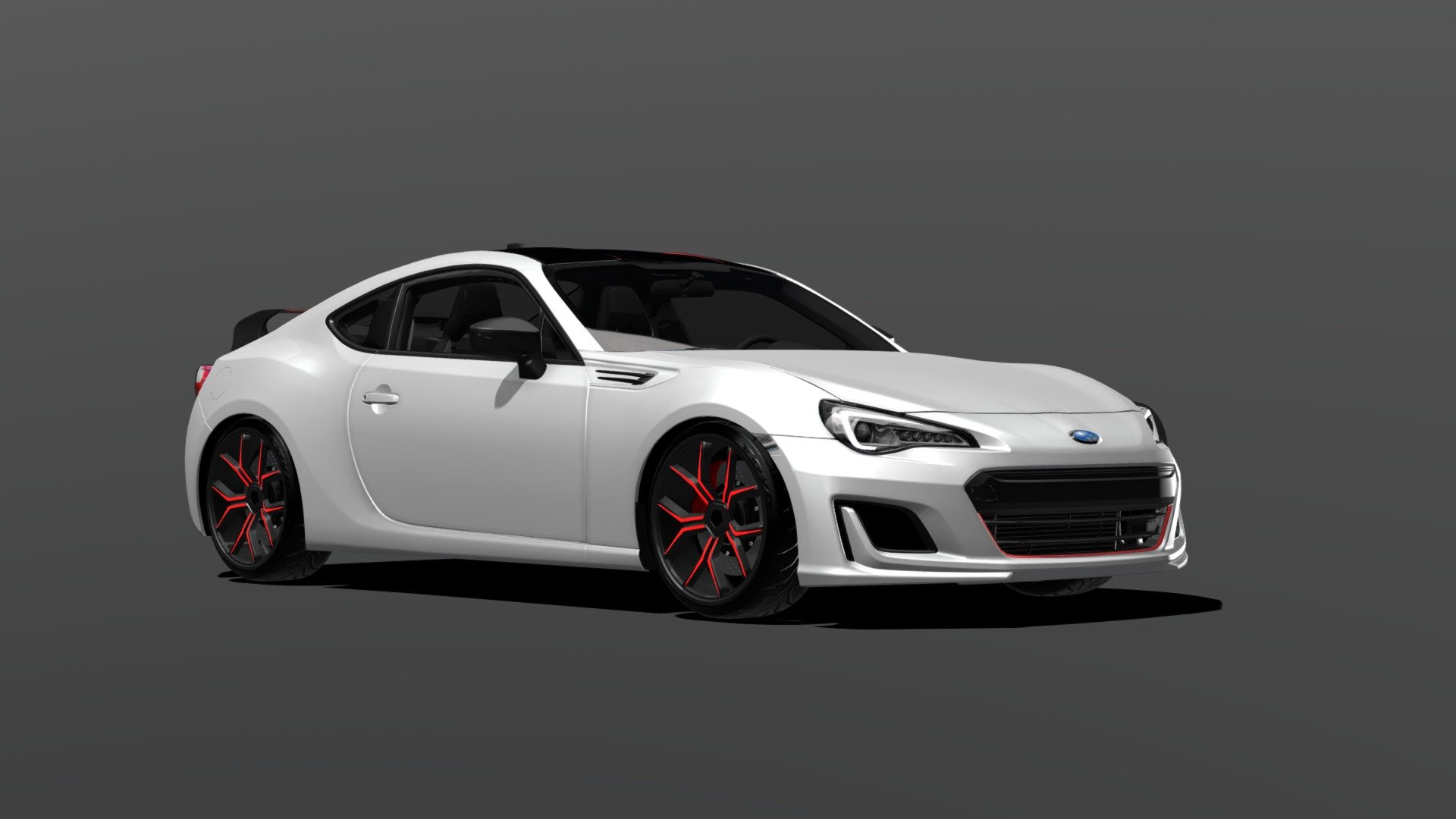 Modded Subaru BRZ - Subaru BRZ - 3D model by thelightning 3d model