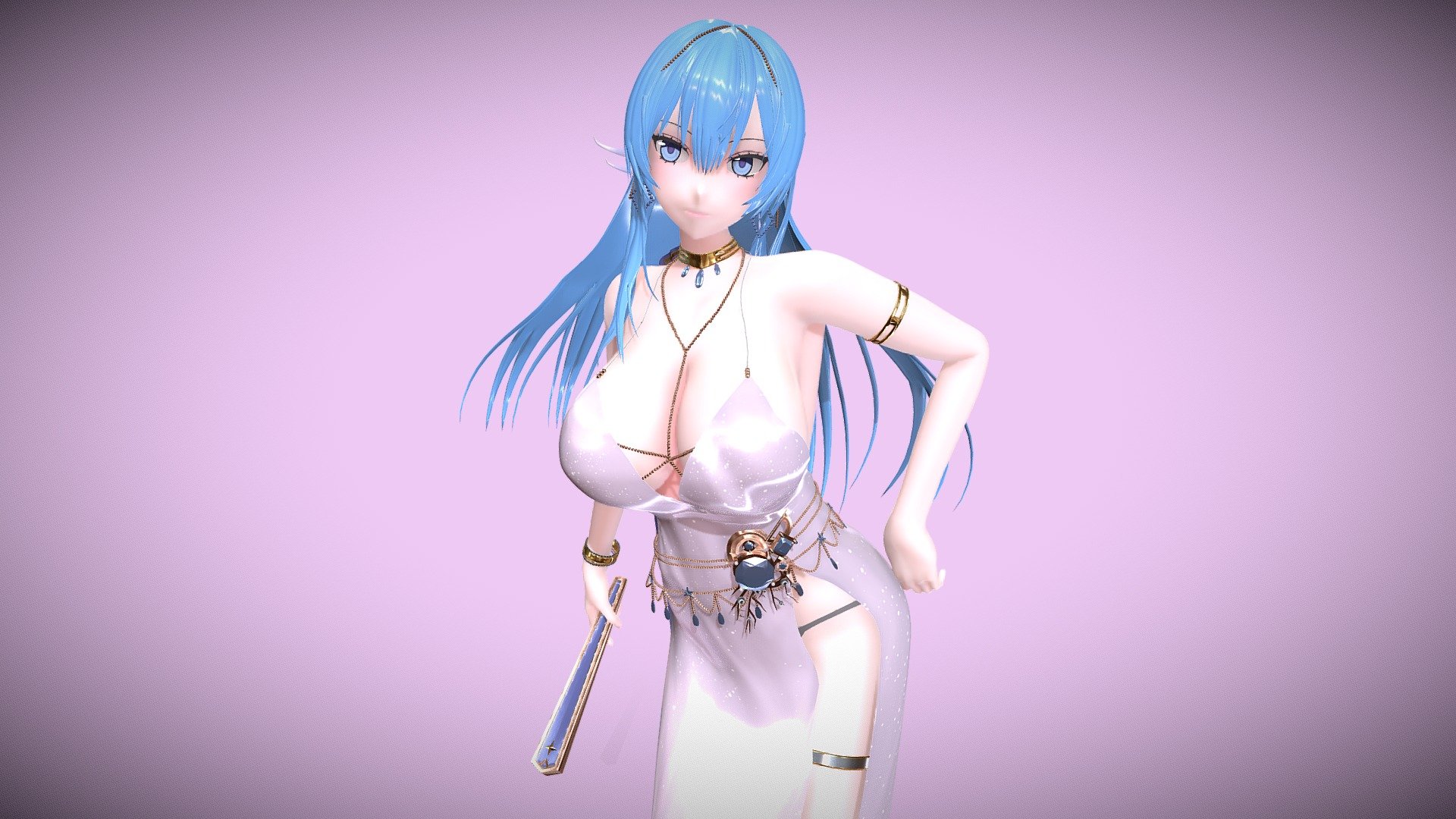 [NIKKE] Helm New Year Dress made by Blender and Substance Painter - [NIKKE] Helm New Year Dress - 3D model by Kagarino Kirie (@anmayvuong9x) 3d model