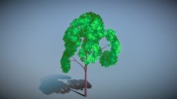 Stylized fluffy tree tree, cartoontree, stylized, animetree, noai, gamereaday, fluffytree