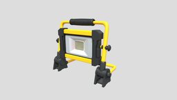 Led Worklight lamp, led, work, prop, garage, portable, smart, equipment, safety, tool, worklight, lighting, technology, building, construction, industrial, light, steel
