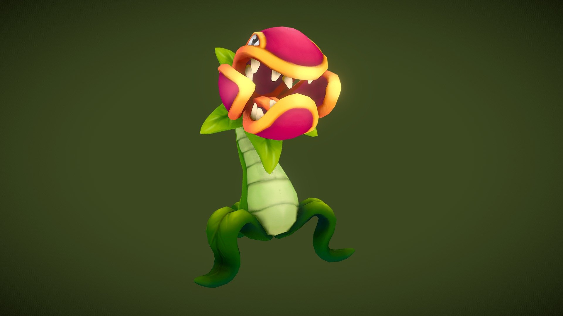 Stylized character for a project.

Software used: Zbrush, Autodesk Maya, Autodesk 3ds Max, Substance Painter - Mobile Plant - 3D model by N-hance Studio (@Malice6731) 3d model