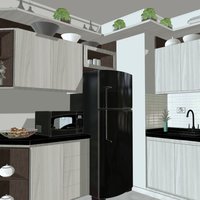 Kitchen_Apartment Aleksander architectureinterior, sketchup, architecture