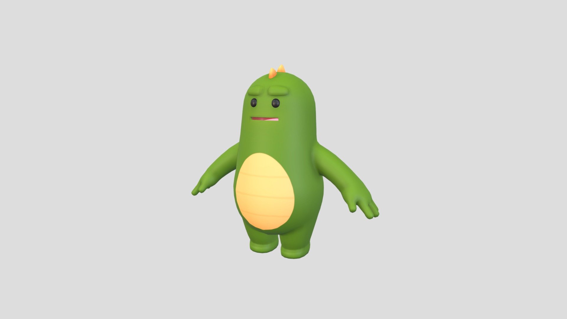 Monster Character 3d model.      
    


File Format      
 
- 3ds max 2021  
 
- FBX  
 
- OBJ  
    


Clean topology    

No Rig                          

Non-overlapping unwrapped UVs        
 


PNG texture               

2048x2048                


- Base Color                        

- Normal                            

- Roughness                         



3,136 polygons                          

3,253 vertexs                          
 - Character115 Monster - Buy Royalty Free 3D model by BaluCG 3d model