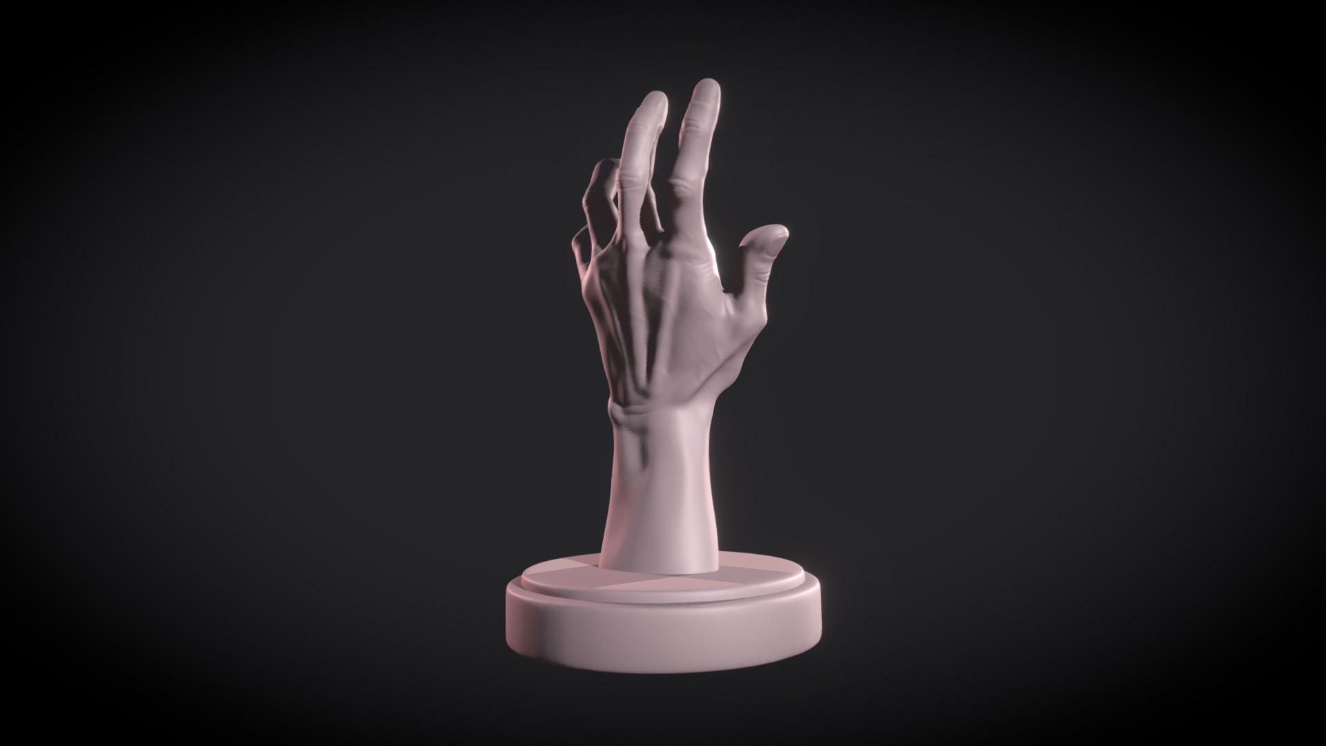 More practice with ZBrushCore. Trying to get better at anatomy at the same time 3d model