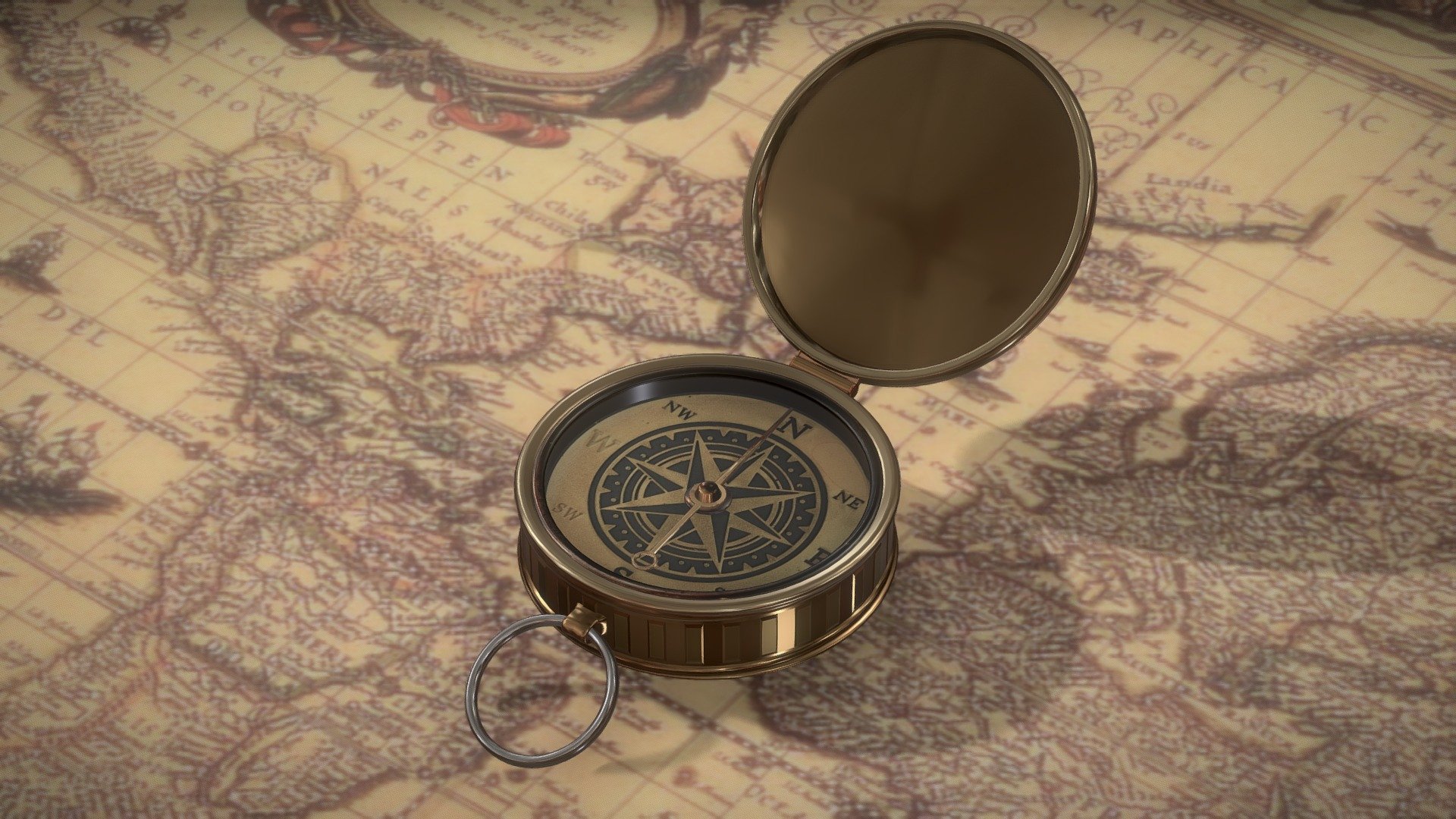 A Compass 3d model