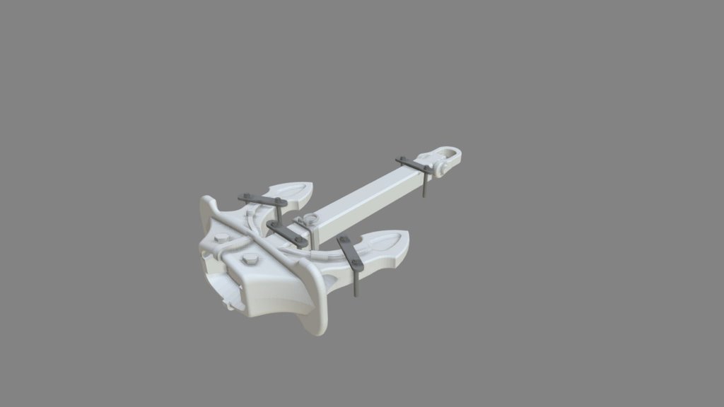 Titanic's anchor - 3D model by TITANIC_REMINDER 3d model