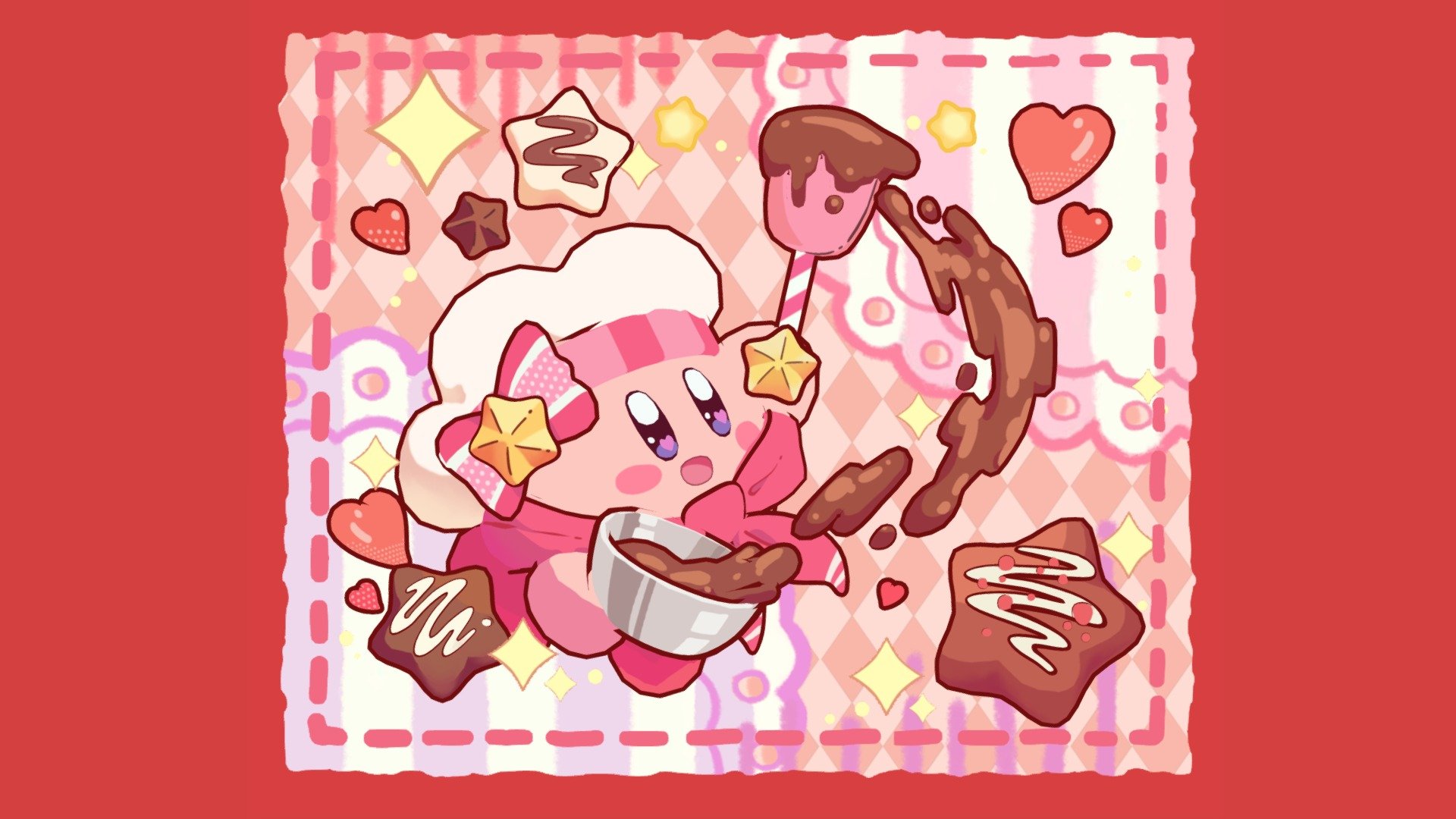 ❤️🎂Kirby🎂❤️ Challenge to finish model in two days! modeled by 3D MAYA Krita and Subtancepainter Original design by 春喰い🍤 https://twitter.com/Harukui_i - ❤️🎂Kirby🎂❤️ - 3D model by LeafChan (@CuteLeaf) 3d model