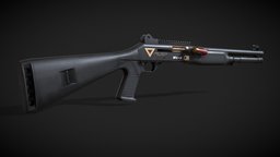 M4 Super 90 (JW2) Brand-Friendly version m4, italian, m1014, 12gauge, wick, benelli-m4-super90, shotgun, gun, super90
