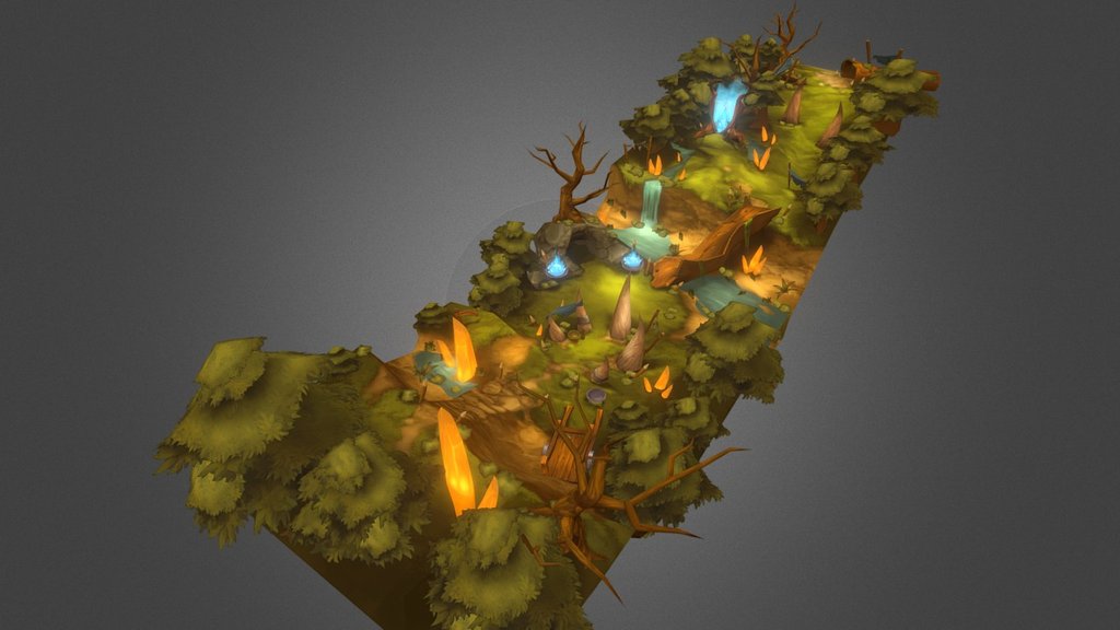 swamp location - Download Free 3D model by bocharova (@apsnu) 3d model