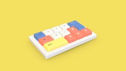 Mini Keyboard minimalist computer, gaming, ordenador, minimalist, free3dmodel, minimalista, aesthetic, minimalistic, keyboards, teclado, freemodel, minimal-design, free, keyboard, keyboardgaming