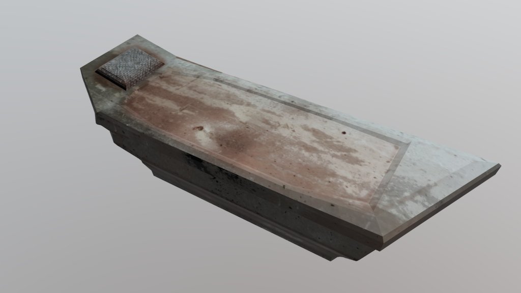 An futuristic bed for the Roshosho project! - Bed - 3D model by zoedelenn 3d model