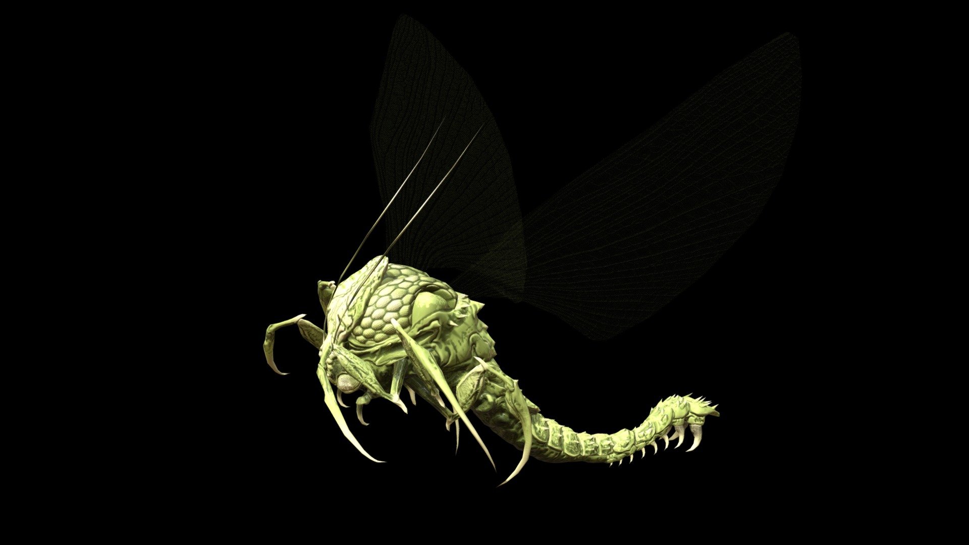 Low-poly model of the character Flying Bug 10
Suitable for games of different genre: RPG, strategy, first-person shooter, etc.
In the archive, the basic mesh

faces 8534
verts 8170

tris 15968 - FlyingBuj10 - Buy Royalty Free 3D model by dremorn 3d model