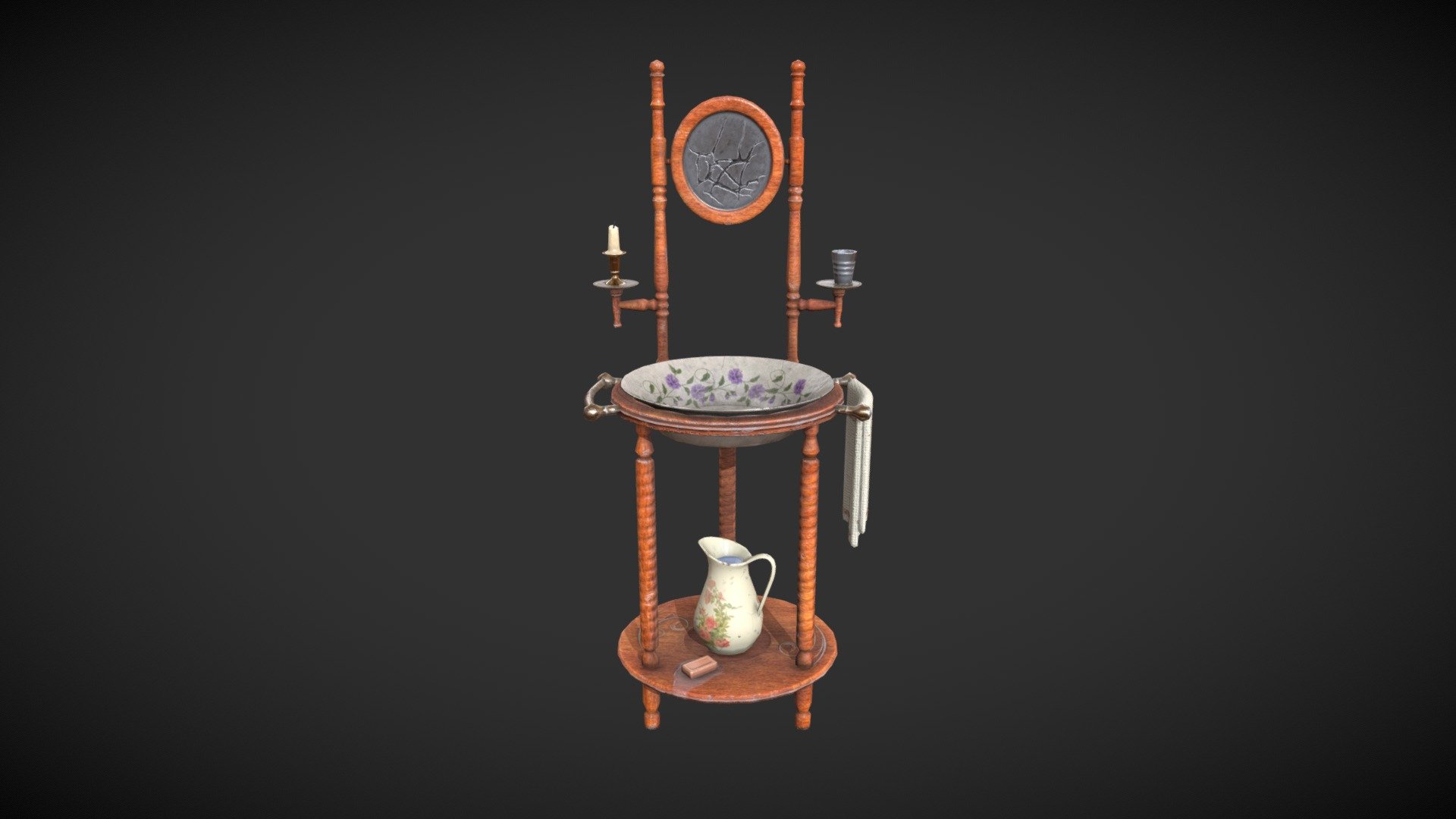 Wash stand - 3D model by Darken (@darken14) 3d model