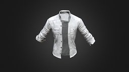 School Shirt (Open) shirt, item, showcase, battlegrounds, pubg, pubgitemspro, pubgitems